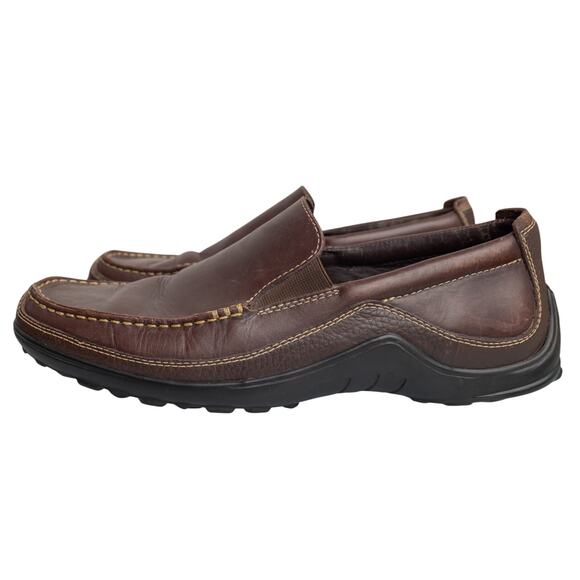 Men\'s Classic Brown Leather Cole Haan Tucker Venetian Slip On Loafers - 7.5M main image 7